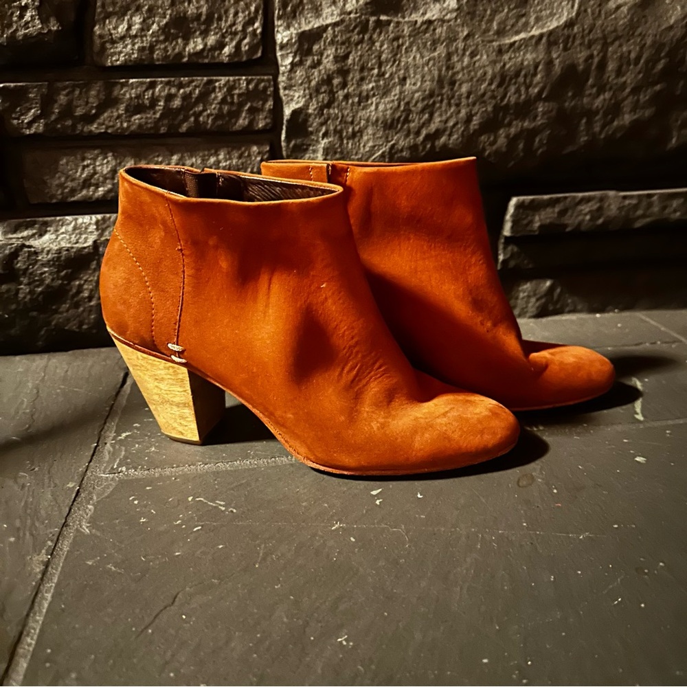 Rachel Comey Brushed Suede Brown Ankle Boot